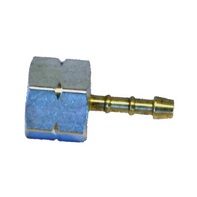 Slangsockel 5 mm x 3/8 V (med överf.mutter)