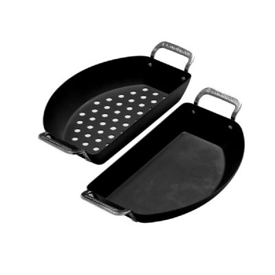 Kamado Karbon Steel Half Pan