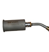 Sievert Titanium serie med brännare och halsrör av titan. Titan brännarna är ca 60% lättare än traditionella mässing brännare. Brännare med kraftfulla och vindstabil låga för arbeten som kräver mycket värme. Passar till Pro serien, handtag 483486/3488.