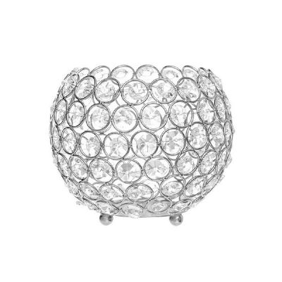 Ljuslykta Silver 15 x 13 cm